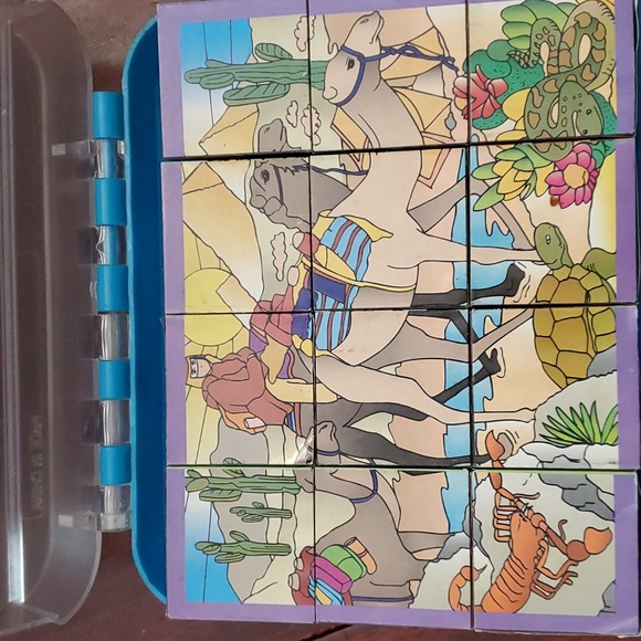 ๐ฅ5/$25๐ฅ Vintage multi-picture block puzzle - Picture 7 of 7